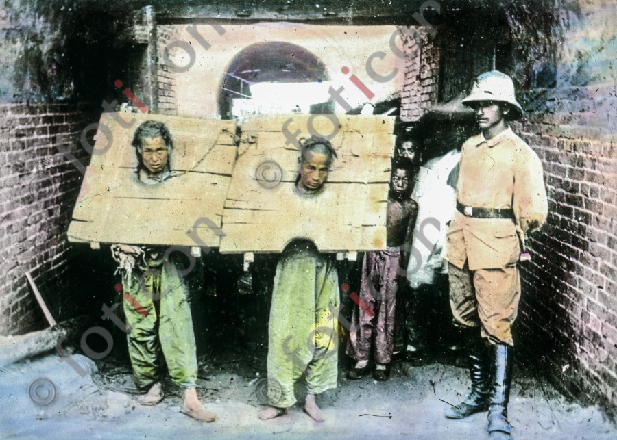 Chinesische Sträflinge ; Chinese prisoners - Foto simon-173a-019.jpg | foticon.de - Bilddatenbank für Motive aus Geschichte und Kultur